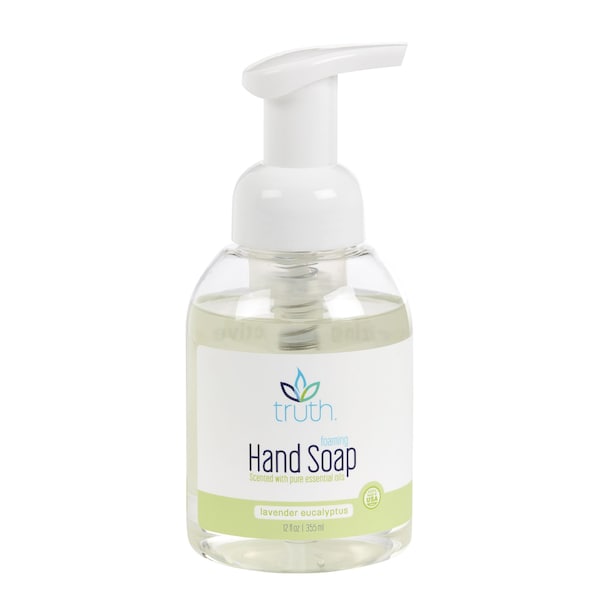 Truth Foaming Hand Soap, Lavender Eucalyptus, 12oz Pump, Case of 4 20012lec - main